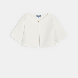 جاكيت بوليرو أوف وايت للفتيات